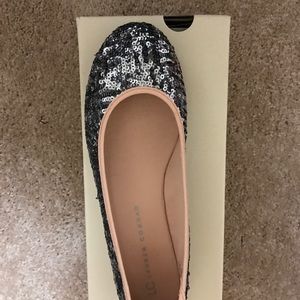 LC Lauren Conrad sequined flats